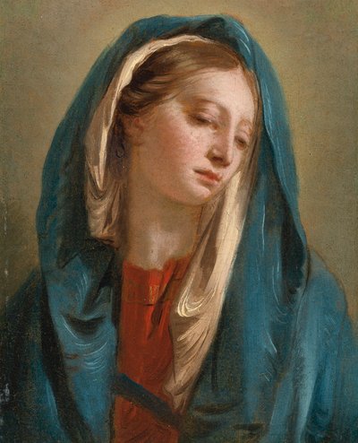 The Madonna Facing Forward by Giovanni Battista Tiepolo